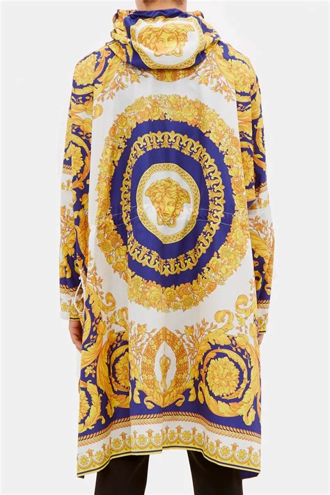 versace mens poncho